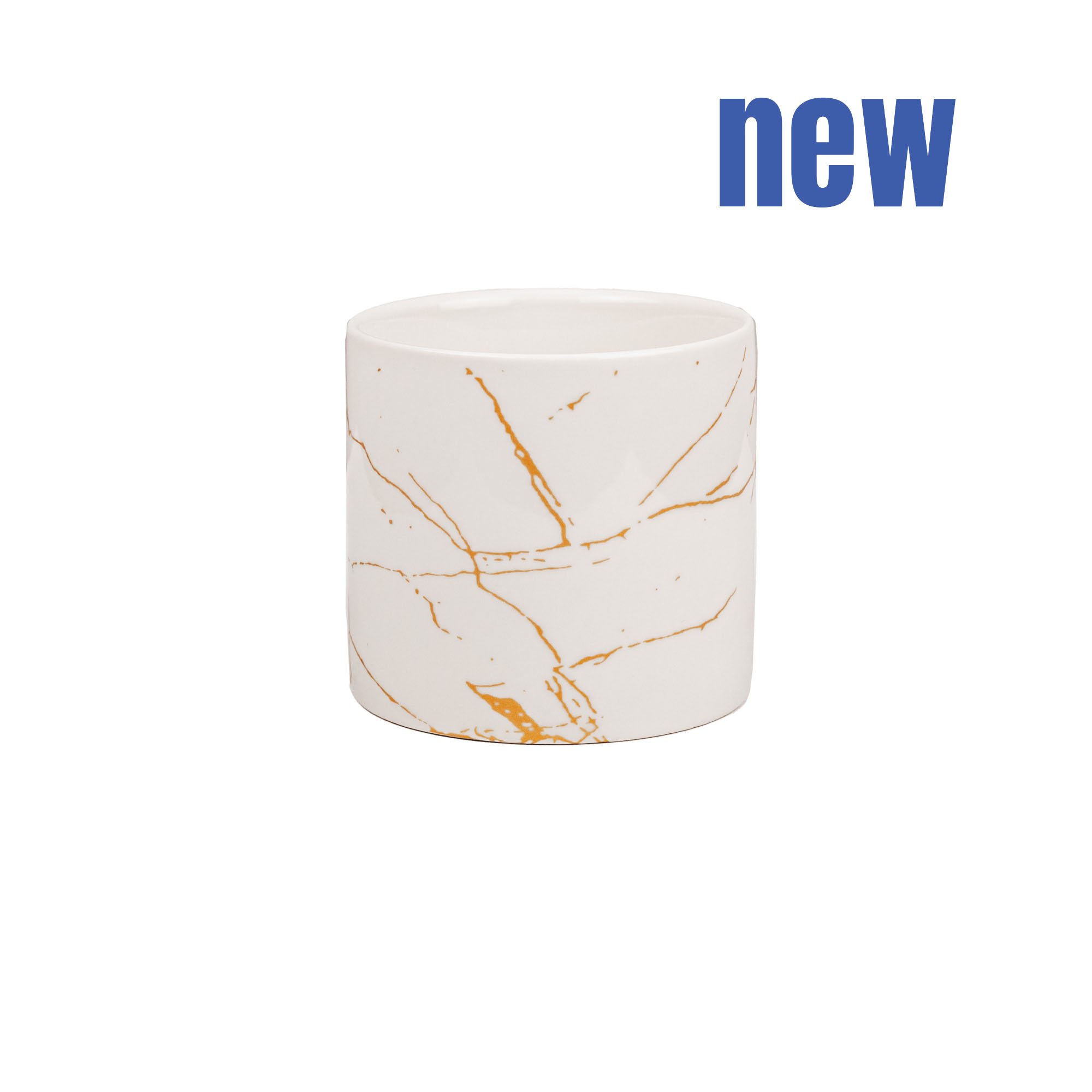 Ceramic flower pot Marble